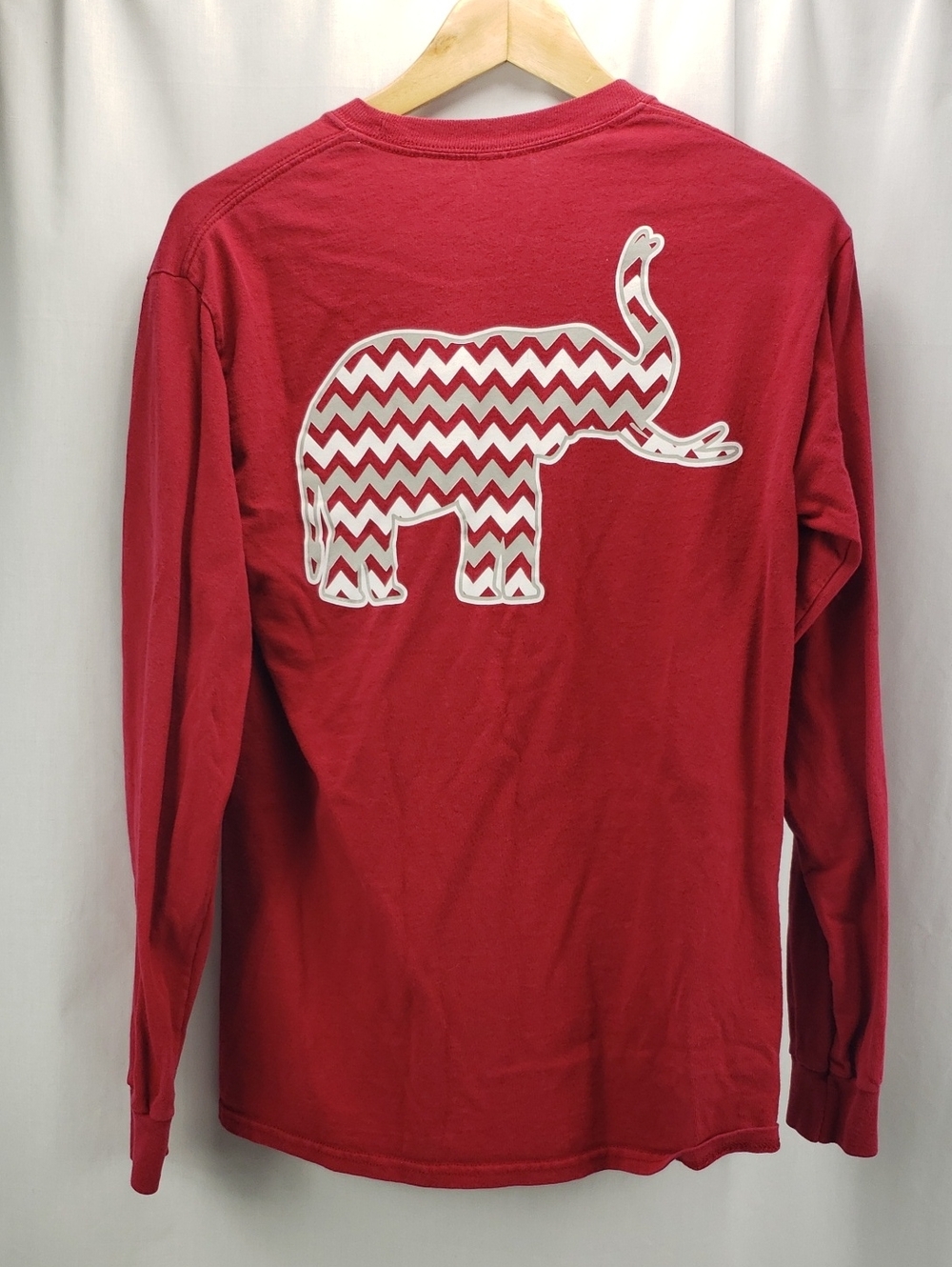 Big Al Crimson Tide Alabama Roll Tide Long Sleeve T-Shirt Size Small